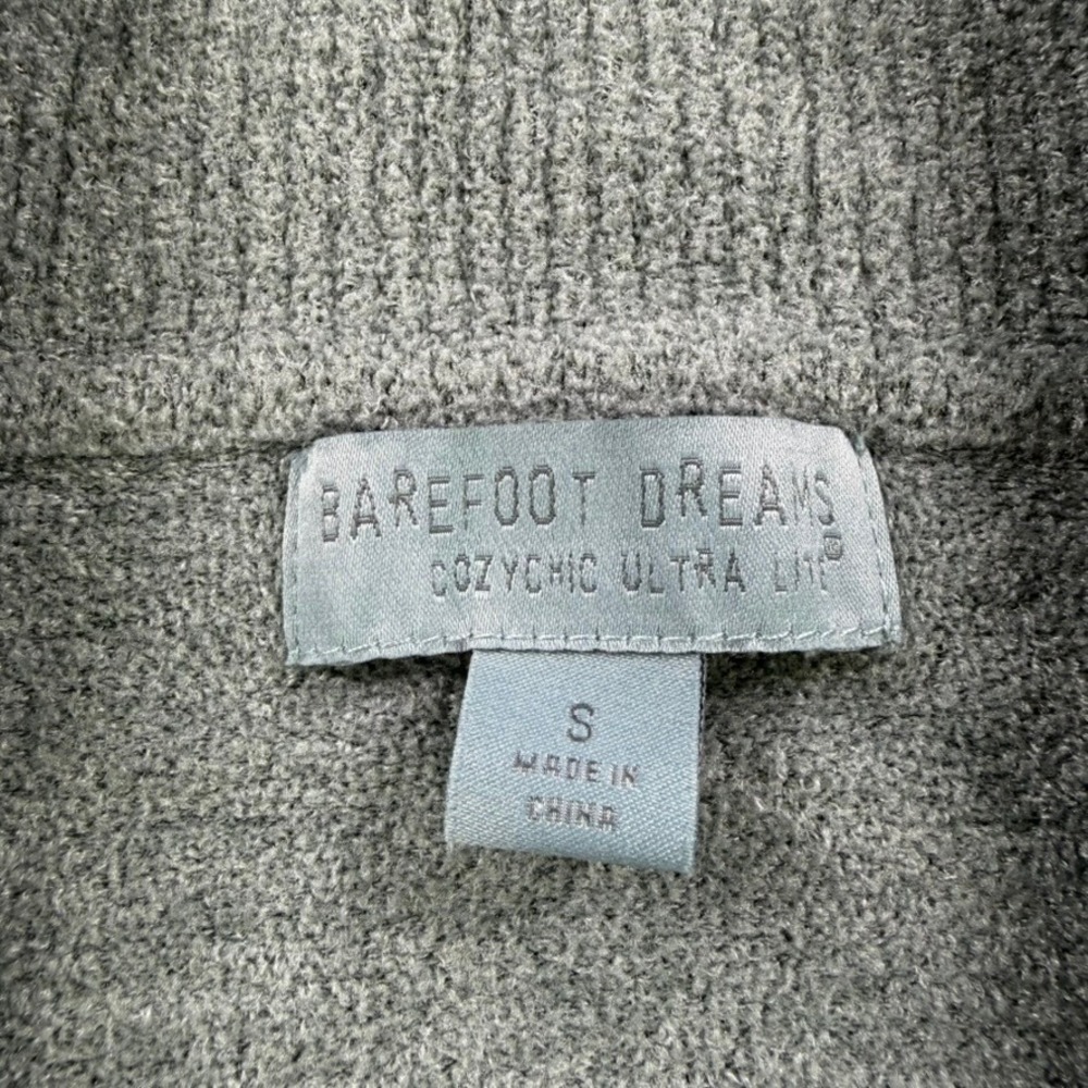 Barefoot Dreams CozyChic Ultra Lite Pullover Sweater Women Small Sage Green Warm - Picture 6 of 12